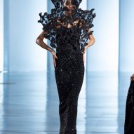 The Pale Blue Dot collection by Rahul Mishra showcased at Paris Couture Week Spring 2025