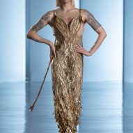 The Pale Blue Dot collection by Rahul Mishra showcased at Paris Couture Week Spring 2025