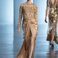 The Pale Blue Dot collection by Rahul Mishra showcased at Paris Couture Week Spring 2025