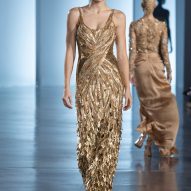 The Pale Blue Dot collection by Rahul Mishra showcased at Paris Couture Week Spring 2025