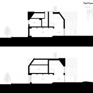 Section of Eight Gables by Threefold Architects