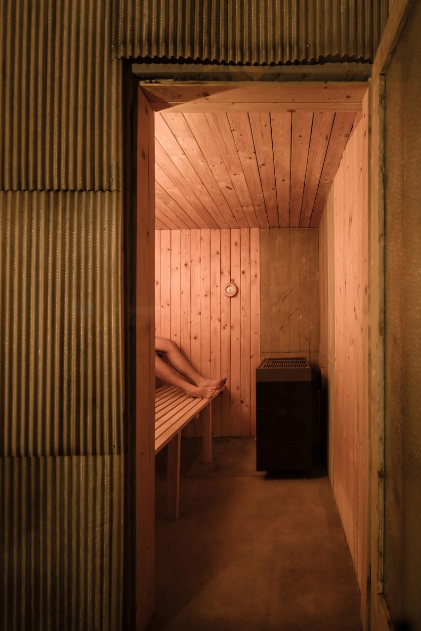 Self-built sauna in Czech Republic
