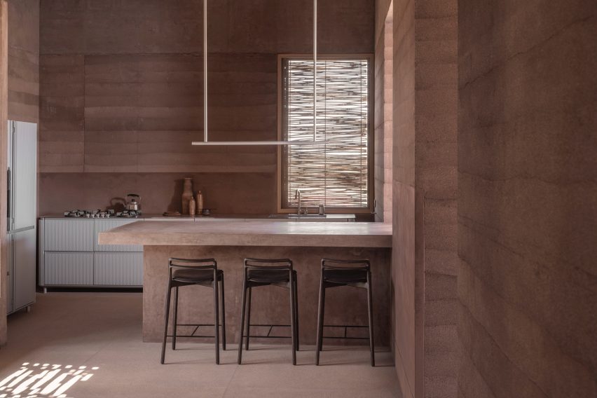 Kitchen at Vipp Todos Santos guesthouse by PPAA
