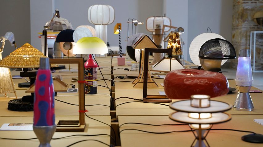 Lamp prototypes designed by students in the studio Hatching the Masters. Photo by Roberto Arribas