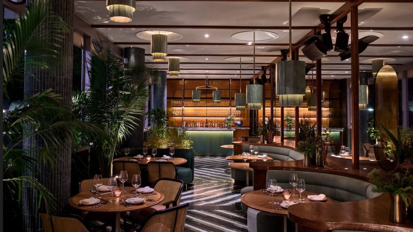 Interior of Nuri Steakhouse