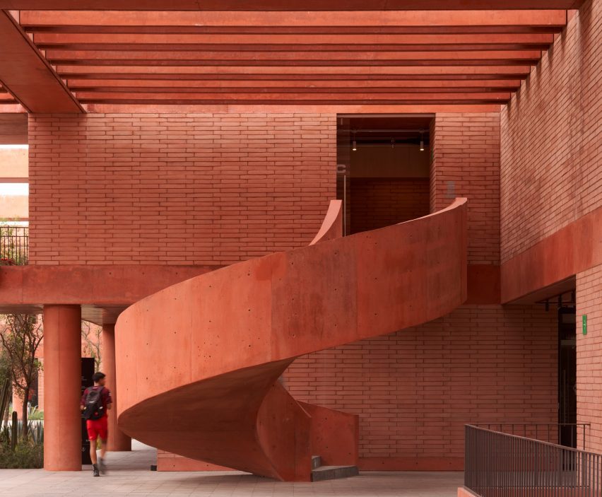Red staircase