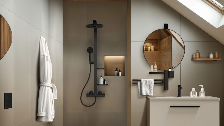 Alu+ shower system by Ideal Standard