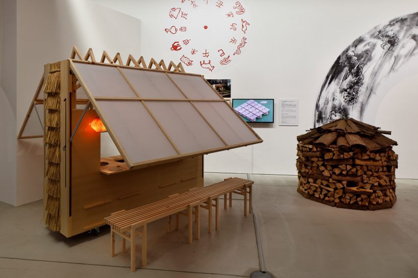 Nomad Roof by Takenaka Corporation in The Art of the Ramen Bowl exhibition at 21_21