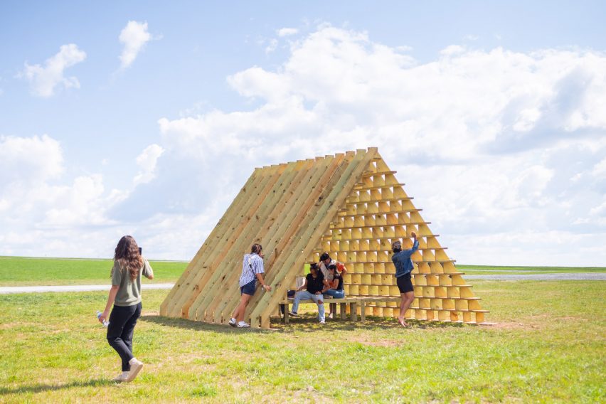 Wooden structure in rural location