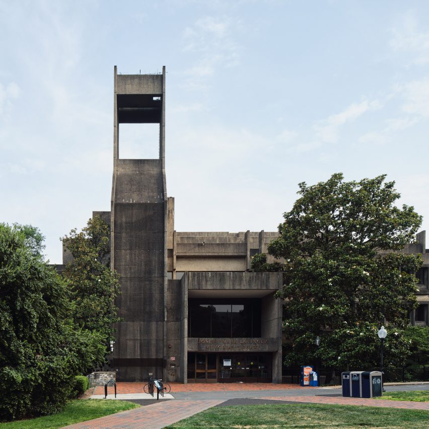 Washington DC brutalism: Lauinger Library by John Carl Warnecke