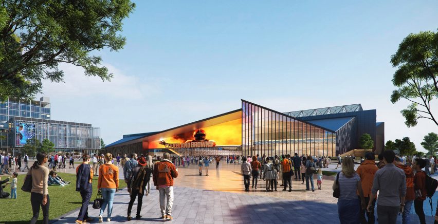HKS-designed Cleveland Browns stadium