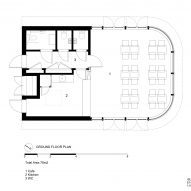 Plan of Docklands cafe by Makespace Architects