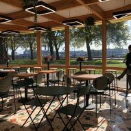 Docklands cafe by Makespace Architects