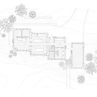Ground floor plan of Villa Ottsjoö by Note Design Studio