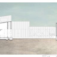 Section of Necklace Villa by 1110 Office for Architecture