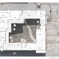 Ground floor plan of Necklace Villa by 1110 Office for Architecture