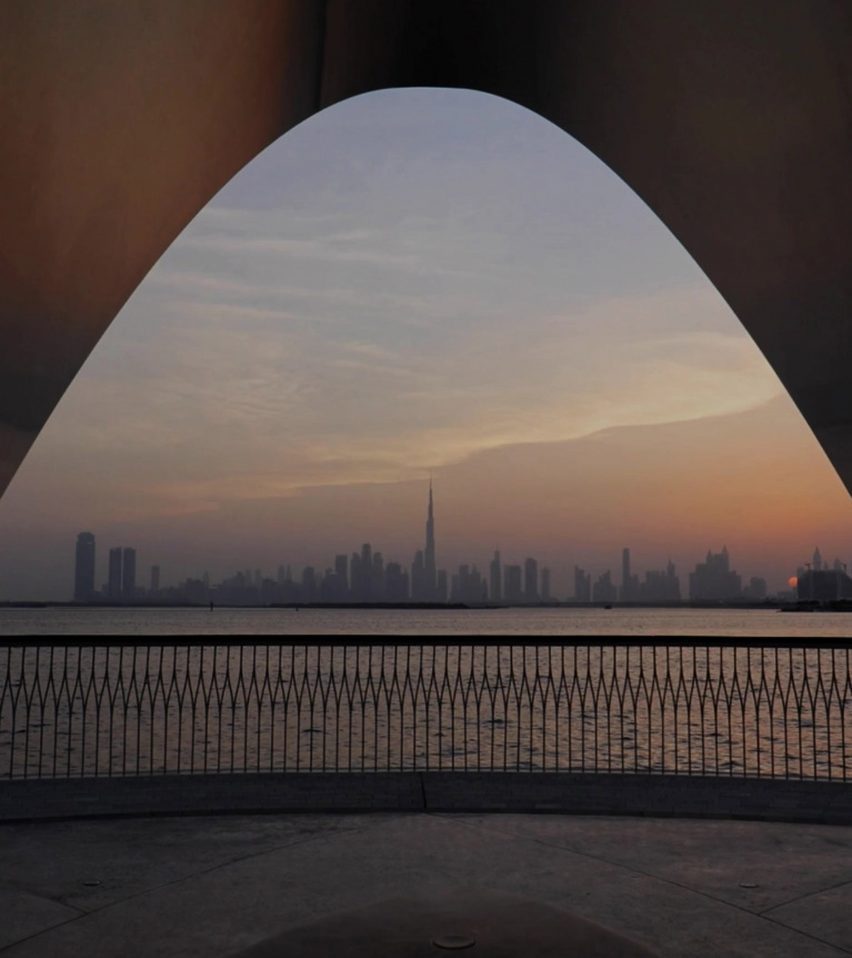 Photograph showing Dubai skyline