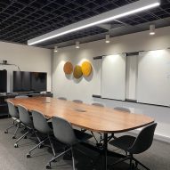 Grid ceiling tiles by Autex Acoustics