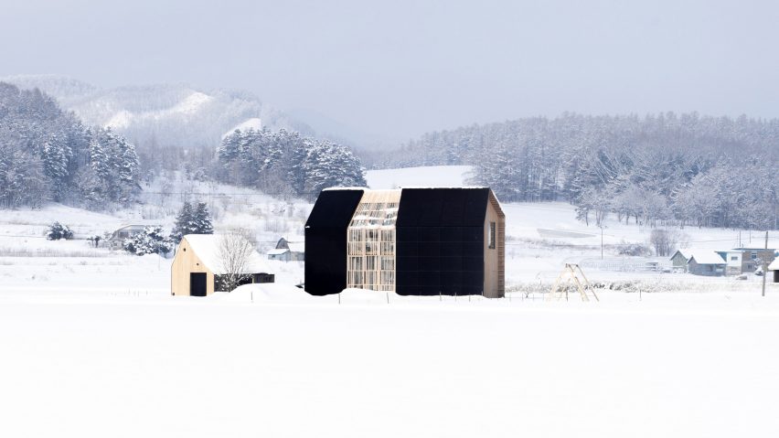 Exterior view of House W in Japan