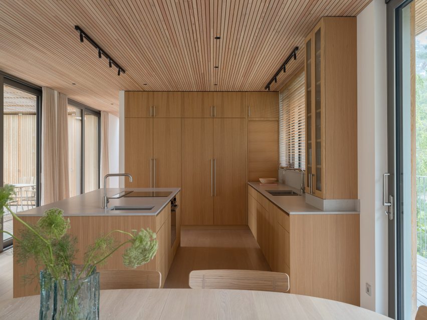 Kitchen interior of Yngsj&ouml; house in Sweden