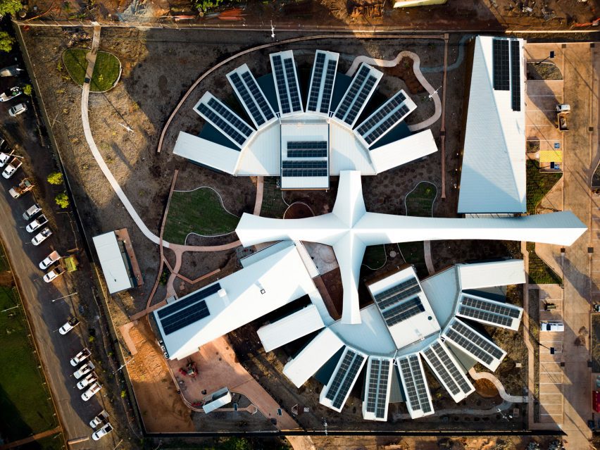 Overhead view of care facility by Kaunitz Yeung Architecture