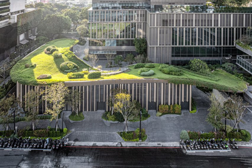 Rear view of CMP Inspiration museum in Taichung