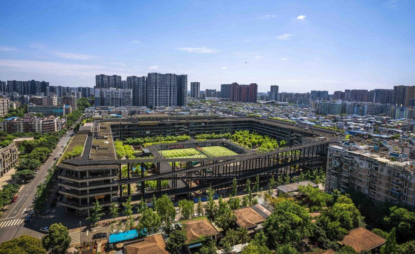 West Village aerial view by Pritzker Architecture Prize-winner Liu Jiakun