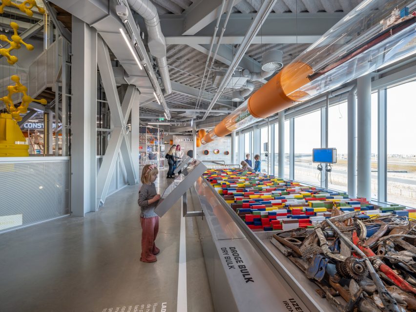Permanent gallery within Portlantis exhibition centre by MVRDV