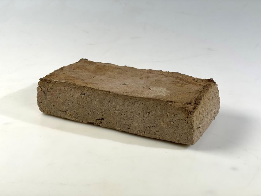 a photograph of a brown brick 