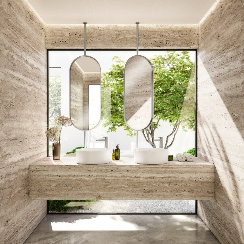 Octagon surface-mounted washbasin by Villeroy & Boch
