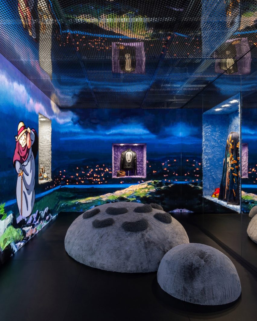 Studio Ghibli room at Crafted World exhibition
