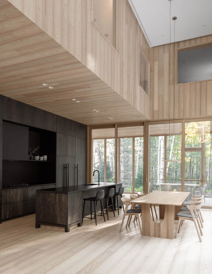 Kitchen and dining area