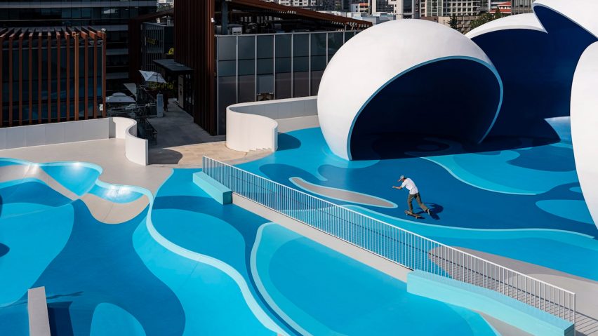 Qingdao Mixc skatepark by Within Beyond Studio