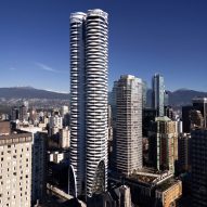 Revery integrates church into sculptural Butterfly skyscraper in Vancouver