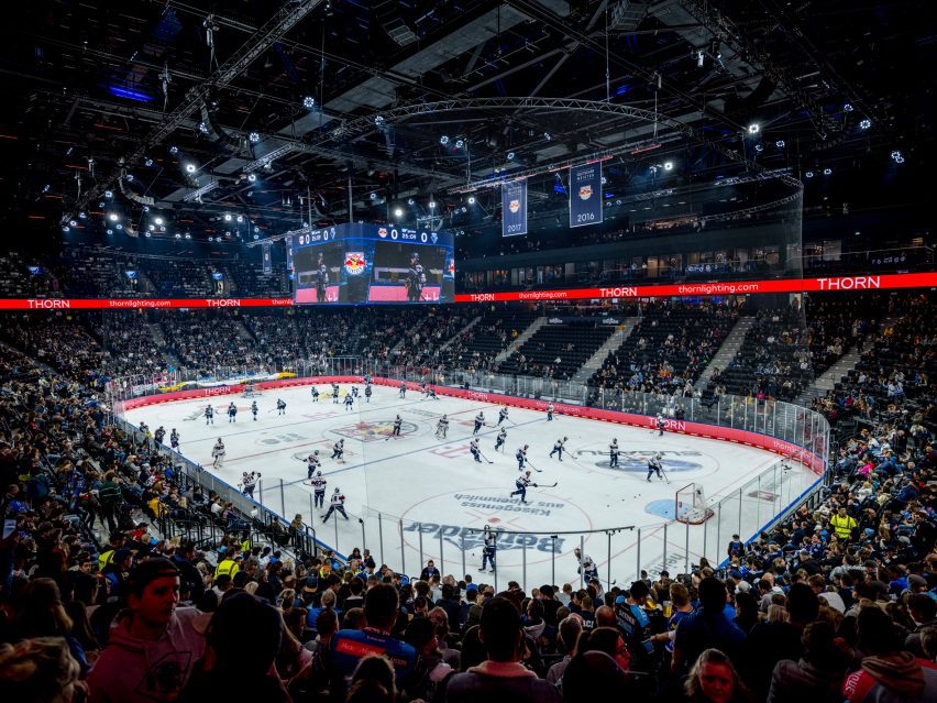 Ice hockey arena