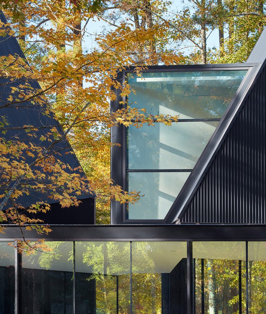 Corrugated metal house