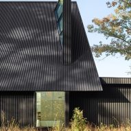 Corrugated metal house
