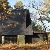 Corrugated metal house