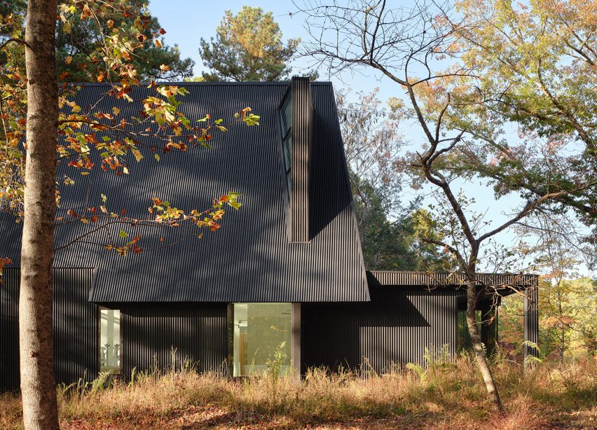 Corrugated metal house