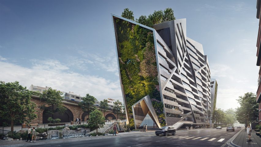 Fan d'Issy in Paris by Studio Libeskind