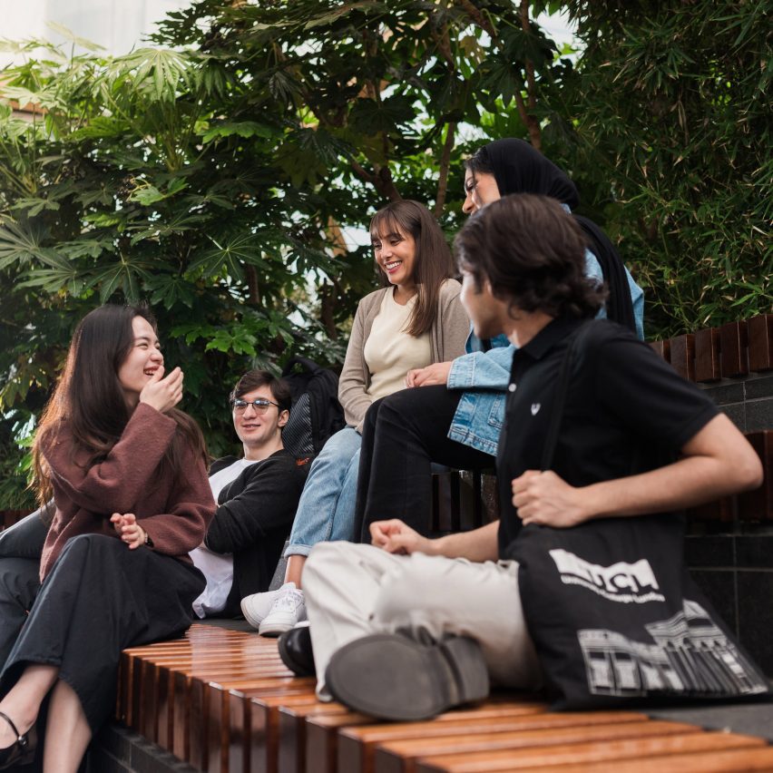 Students sitting together