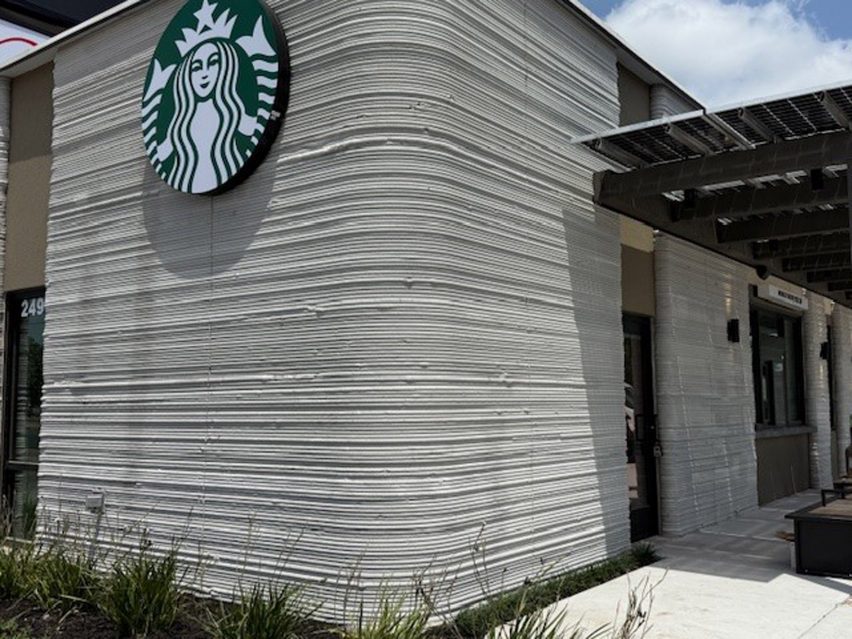 3D printed Starbucks in Texas