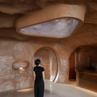 Blue Insight Cave Space in China by 3andwich Design
