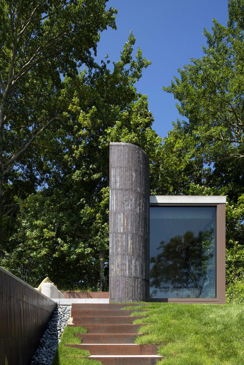 Brick outbuilding in at Navy Beach