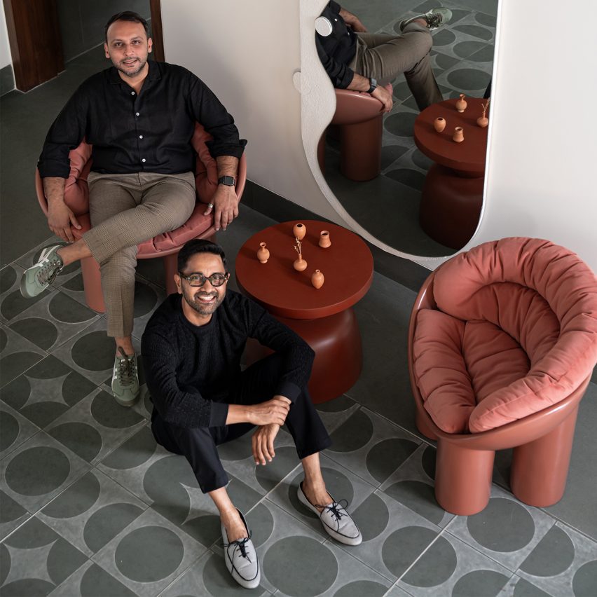 Interior design judges Huzefa Rangwala and Jasem Pirani 
