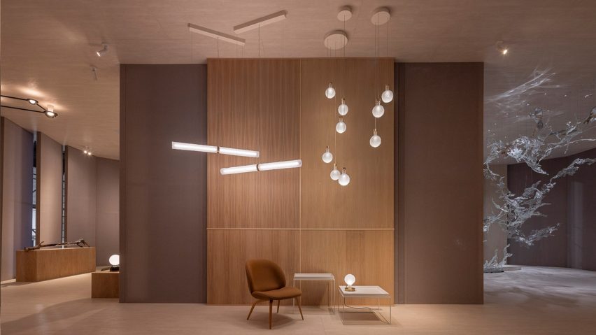 Lasvit installation at Milan design week