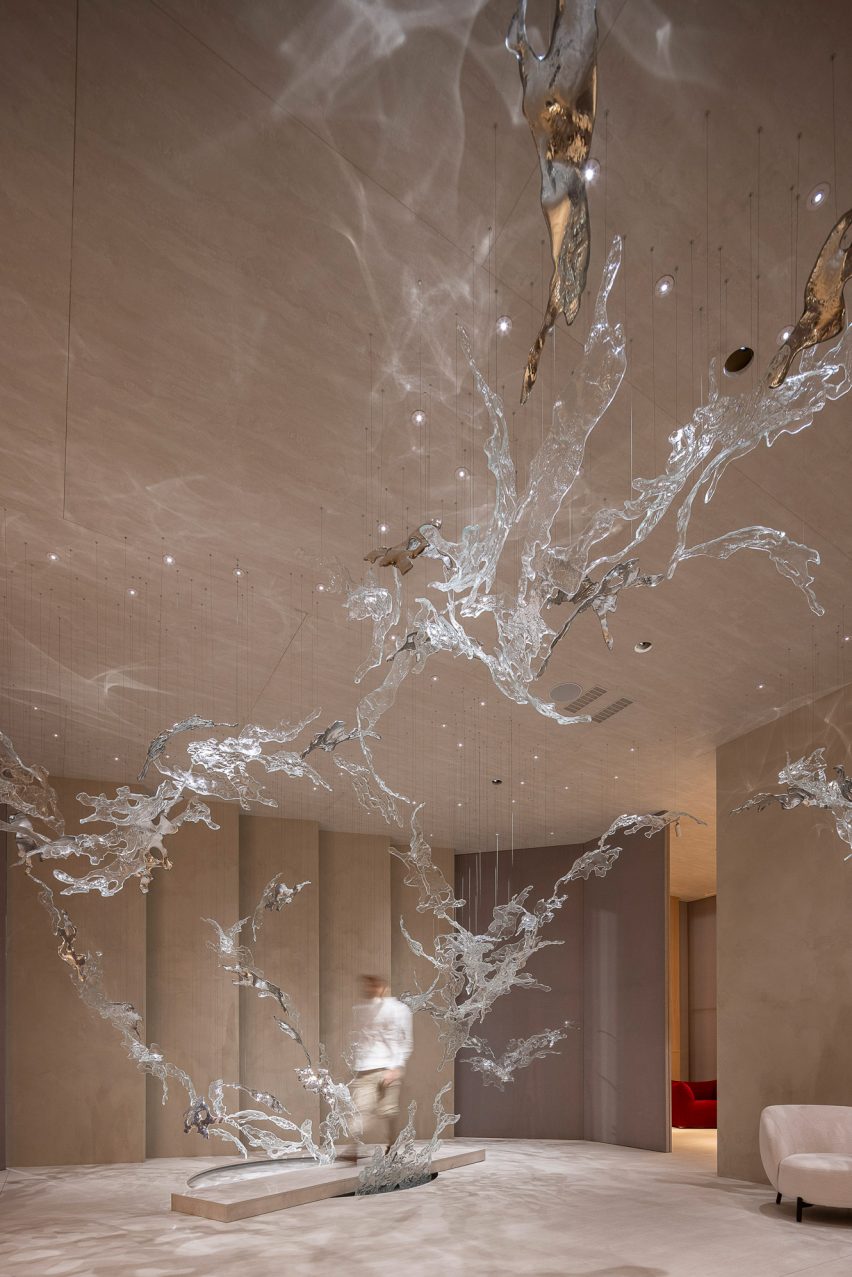 Lasvit installation at Milan design week