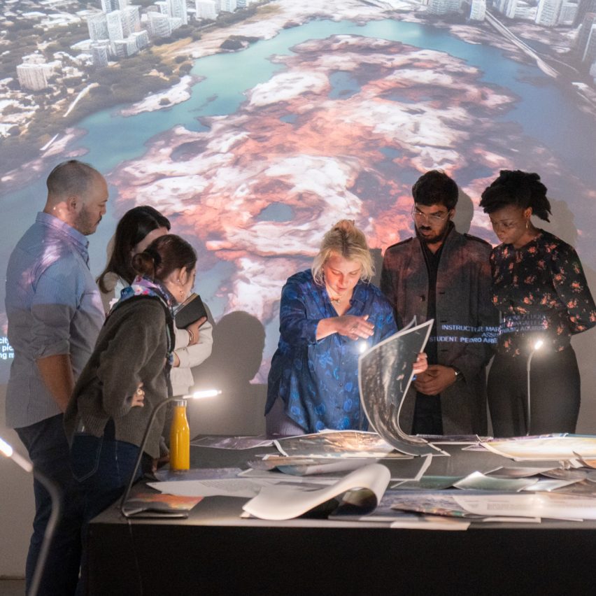 a photograph of a group of students interacting