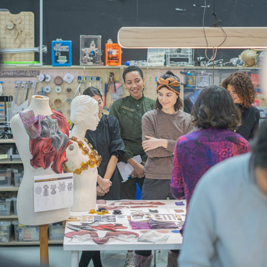a photograph of a group of students interacting