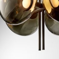 Aeris chandelier by Ross Gardam